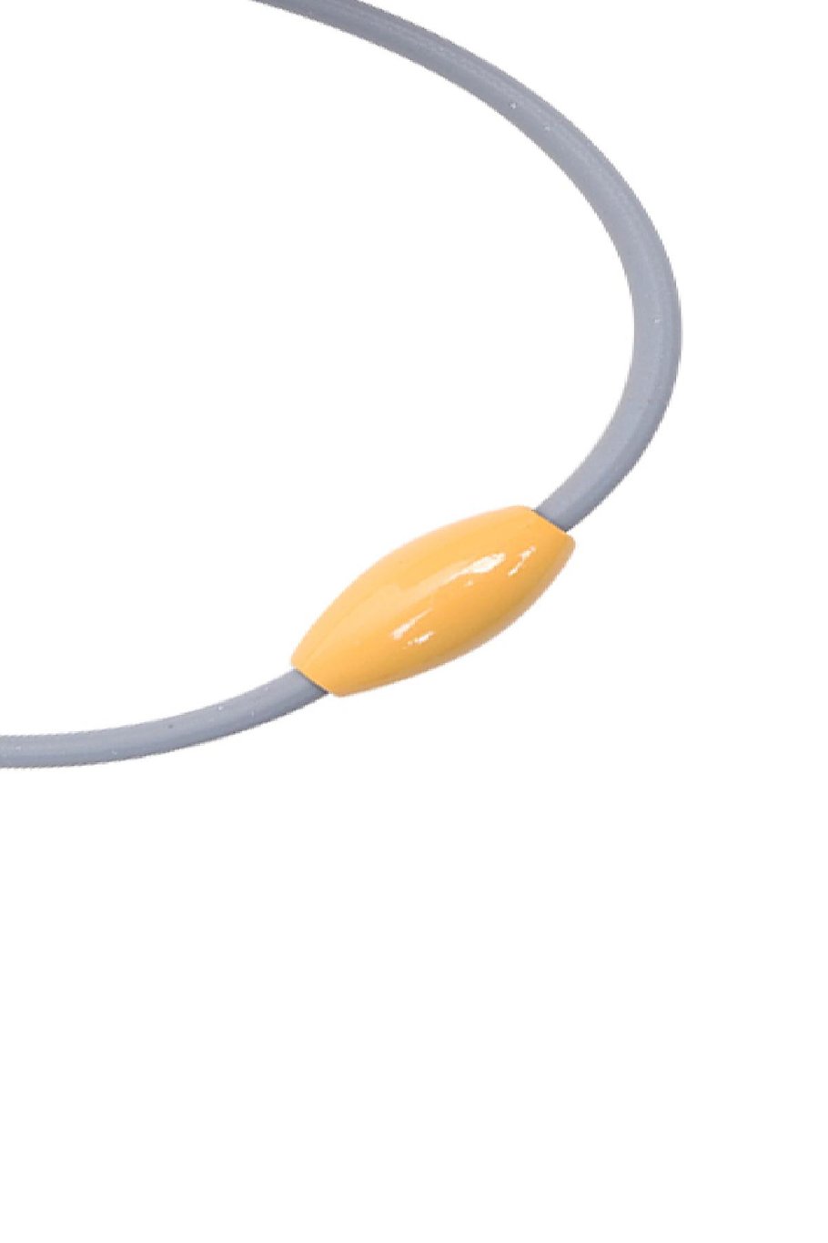 Necklace Short Tube Gris Aluminio Imagen2